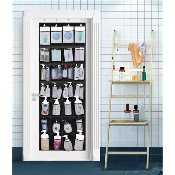 AOODA Over The Door Shoe Organizer 28 Pocket Hanging Closet Shoe Rack - Picture 7 of 8